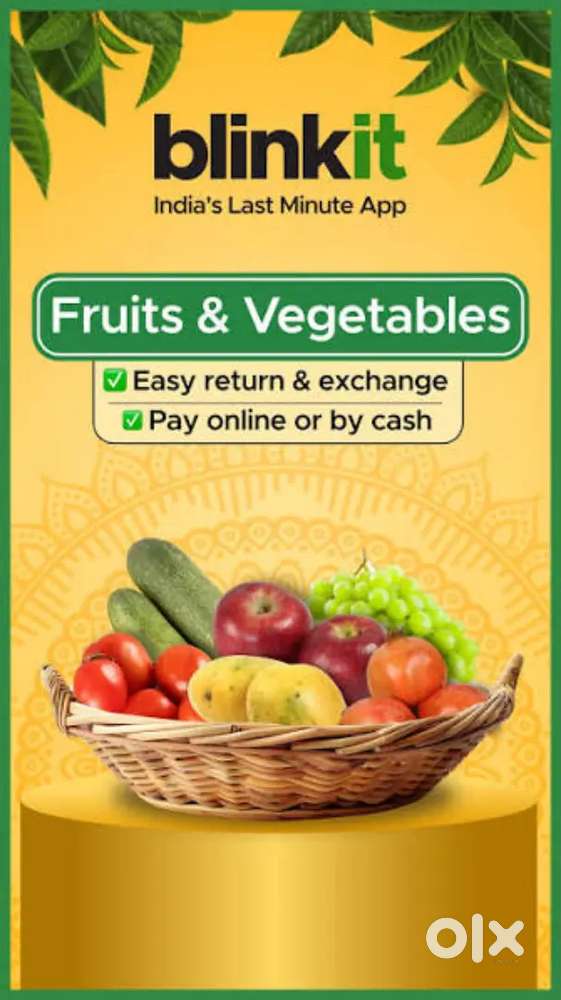 DARBHANGA BLINKIT DELIVERY BOY (EARN RS.55,000 TO RS.70,000)