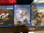 Horizone zero dawn, just cause 3, gran turismo