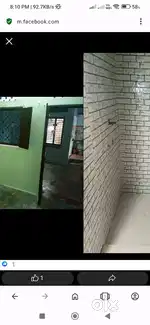1bhk flat for rent room kamra with attached washroom kitchen