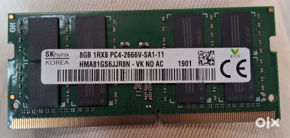 8GB DDR4 RAM Hynix new condition