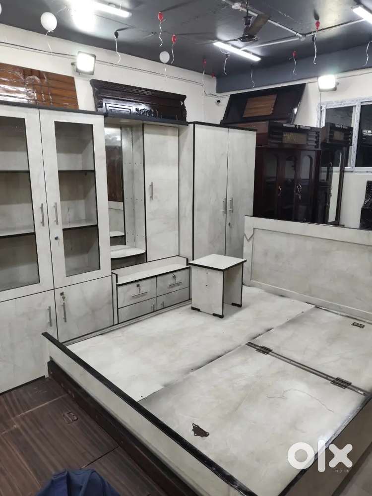 Warm White  king size marriage set available in starf dream furniture