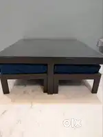 Pepperfry Sturdy Engineered Wooden Coffee Table – Great Condition!