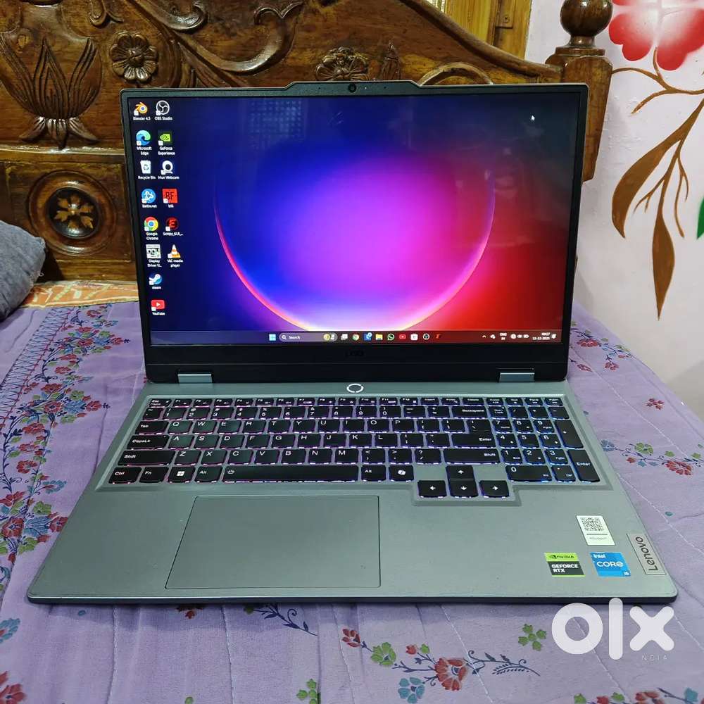 Lenovo LOQ Gaming Laptop With Gaming Equipment