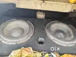 2 woofer with 4 channel mono mp