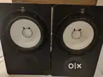 Yamaha HS 80M Studio Audio Monitors with 2 Heavy Duty Stands