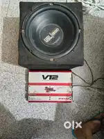Amplifier v12 and jbl subwoofer 1300 watt