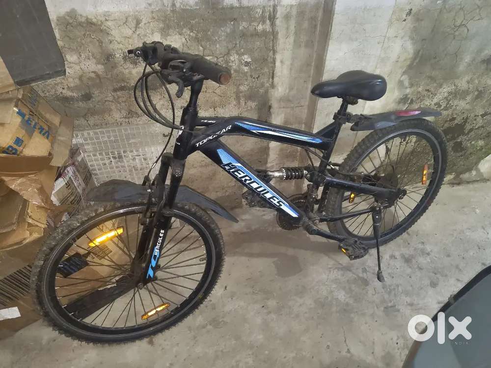 hercules black gear bicycle