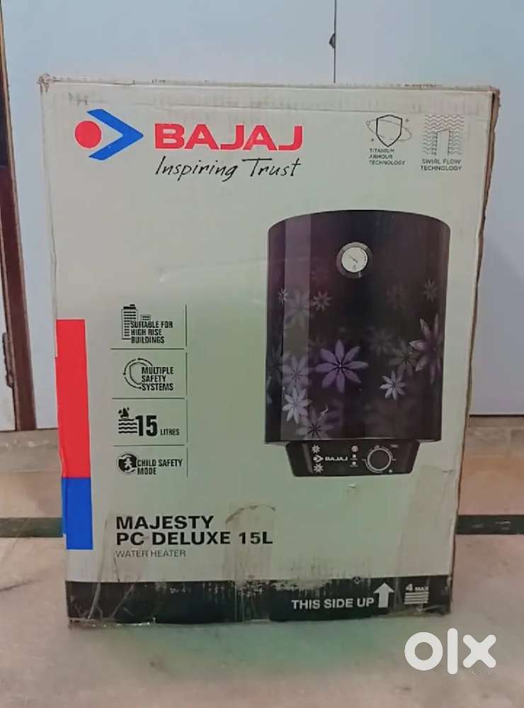 Brand new Bajaj water heater geyser 15 Ltr