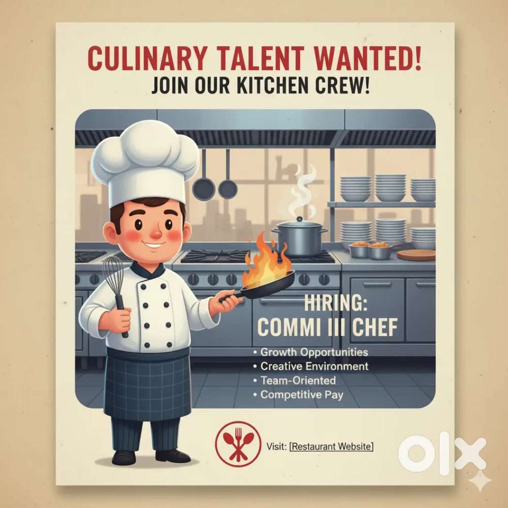 Need an comi third for a four star resort