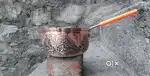 Copper tea pan