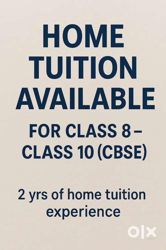 Personal home tutor for school students