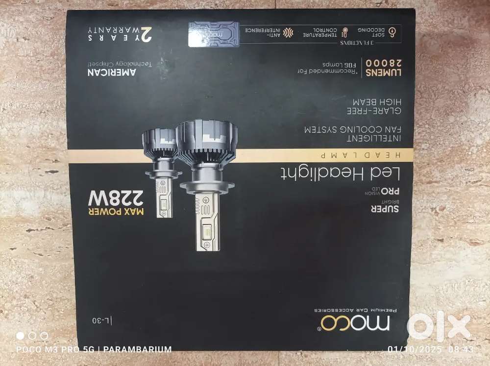 Moco 228W H4 LED Car Head Lights