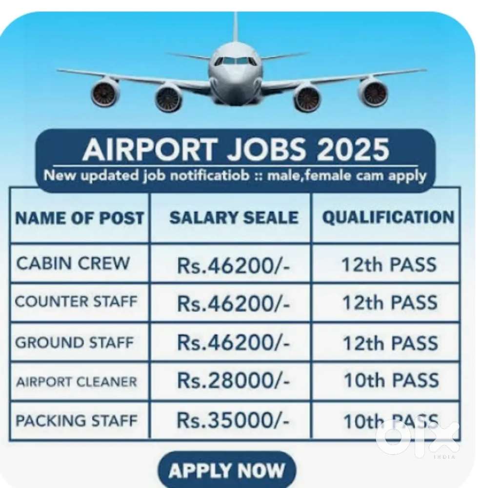 Airport job in Mumbai airport