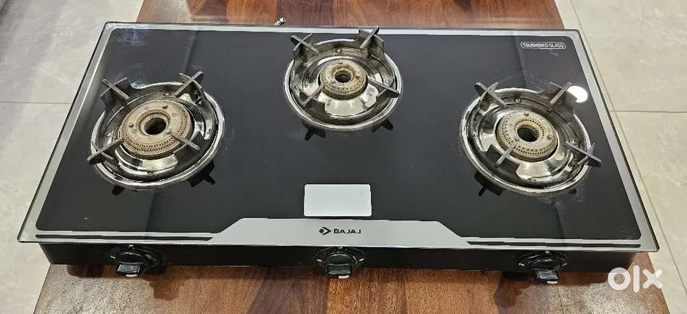 Bajaj 3 Burner Gas Stove – Excellent Condition