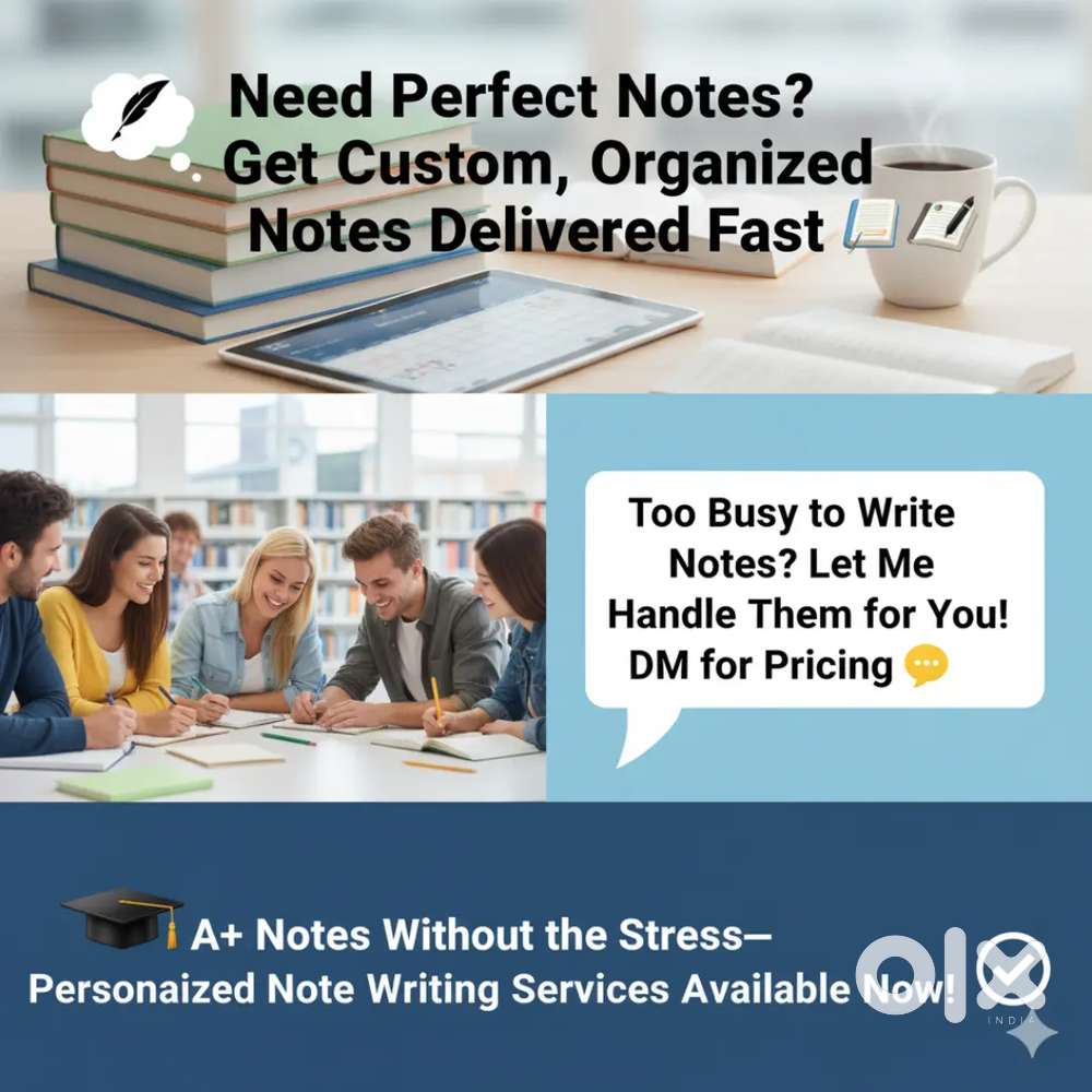 Personalized note writing service available