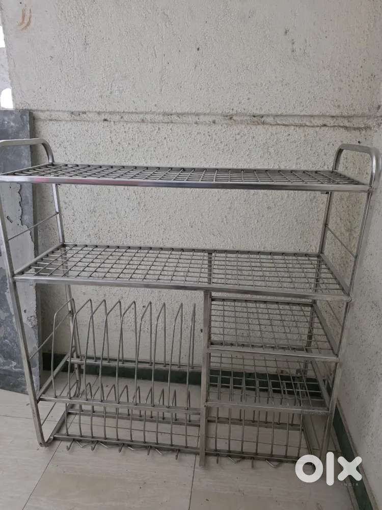 Two kitchen stand steel Heavy duty- wall mountable