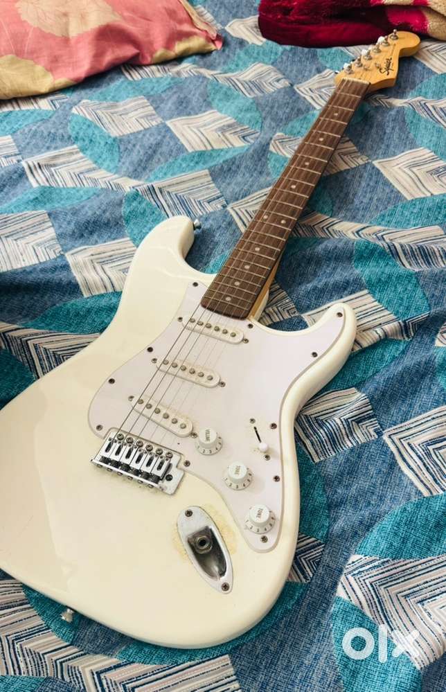Electric guitar with Marshall Amp