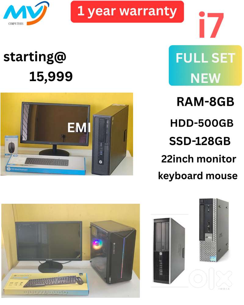 Starting @ 15,999  1 Year Warranty  Branded FULL SET