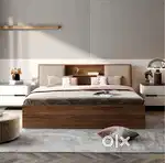 Wakefit bed and orthopedic mattress queen size