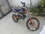 125 cc dirt bike only 1.5 year old dm if you wanna buy dirt bike image