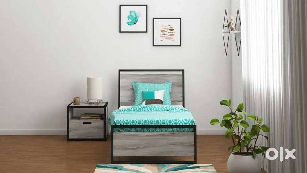 SECOND HAND Perch Single Bed 6X4 Light Brown