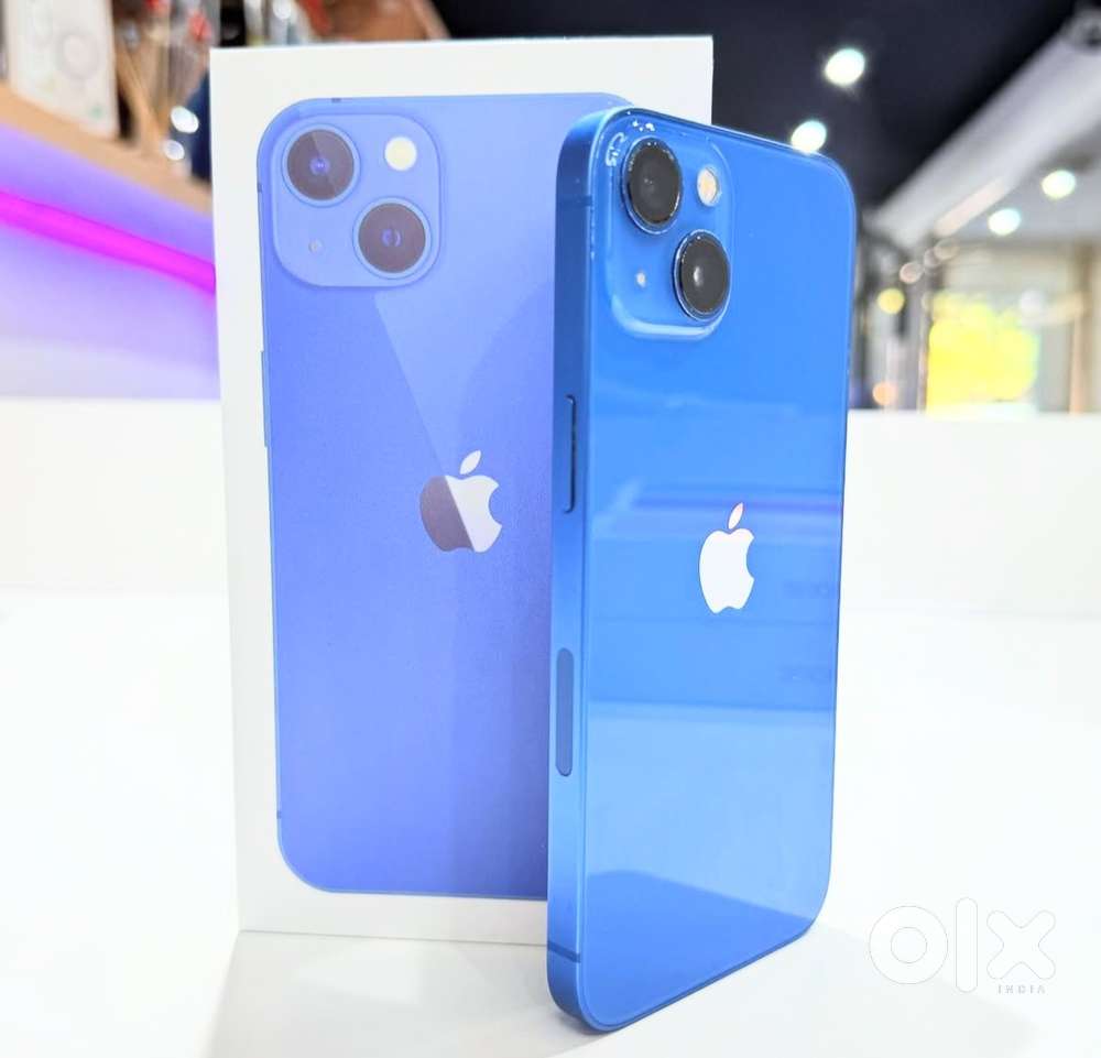 I phone 13 128gb rom charger cabale box available 100% bettery health