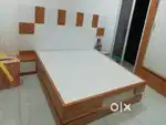 Navratri biggest offer buy new double bed withbox 7490/- EMI available