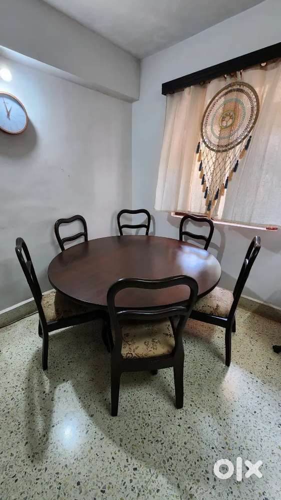 Dinning table with six chairs