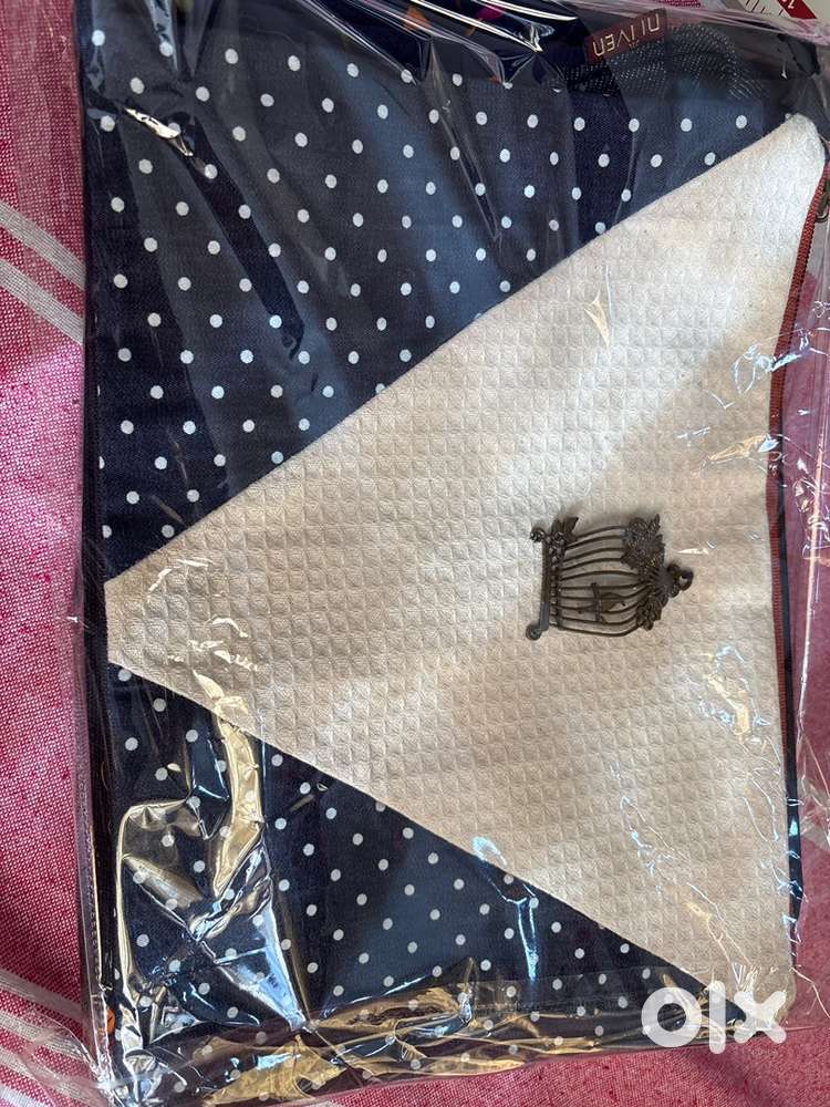 Denim and Cotton, Durable and washable Fabric pouches/ bags