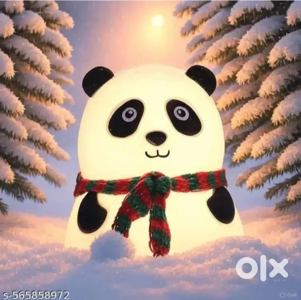 Silicone Panda Night Lamp - Soft, Cute & Safe Light for Kids