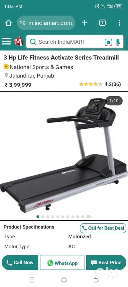 Treadmill service