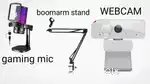 Pro Mic + HD Webcam + Boomarm Stand – All-in-One Deal