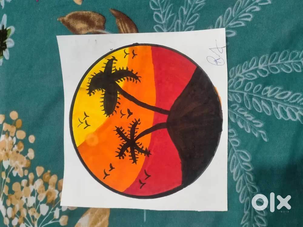 Paper painting