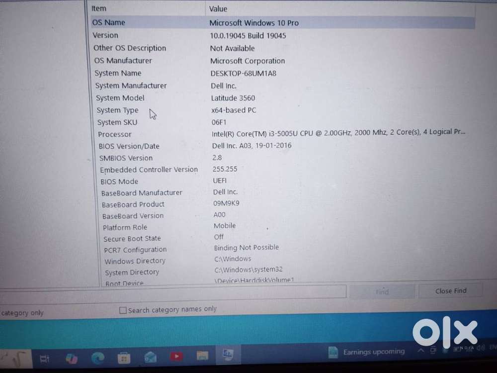 dell core i3 5th gen laptop for sale