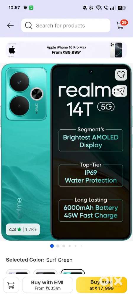 Realme 14t