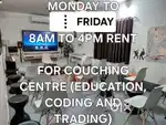 Part time Rent For COUCHING CENTRE or Institution
