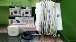 HIKVISION complete CCTV Cameras setup with DVR and wires for sale.