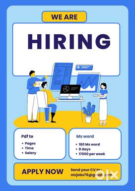 Work From Home part-time typing projects and earn upto 17K per project
