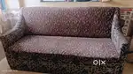 Solid ply wood  sofa cum bed with storage