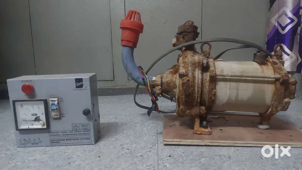 Kirloskar submersible pump with stabiliser (control panel)