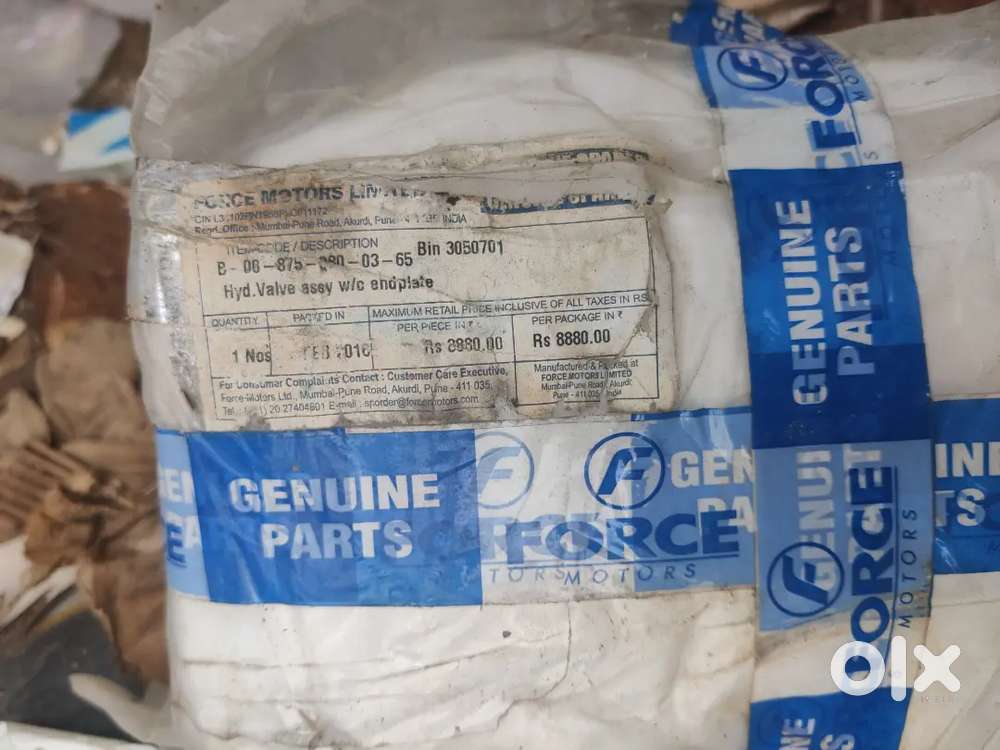 Force Mini Tractor Spare parts - Hydraulic valve Assembly