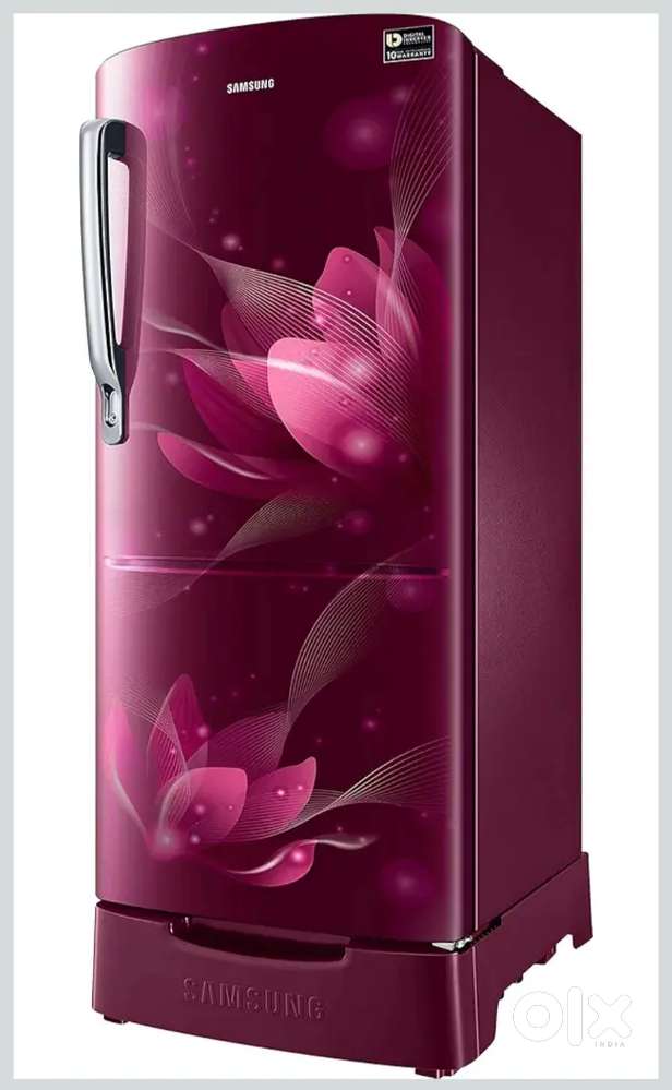 Samsung 192L Single Door Fridge (Saffron Red,2020) Excellent Condition