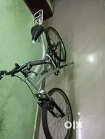 Hero cycle silver colour  light used