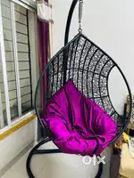 Hanging swing with stand