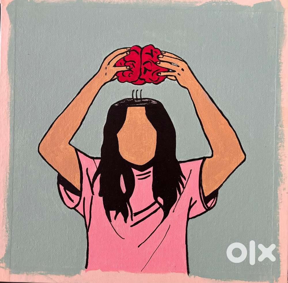 Brain Freezer canvas painting