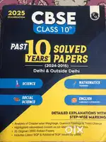 Past 10 years solved papers CBSE (10th)