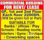 3 Floors MVP each one 2200 sft. commercial space available PRIEM area