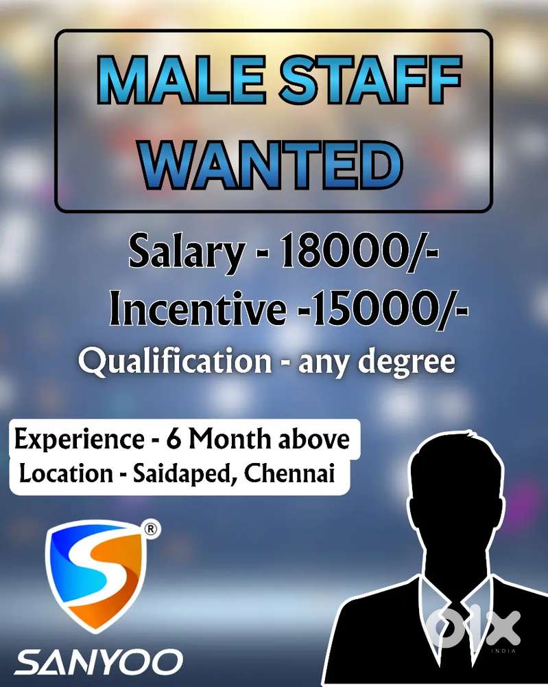 SALES AND MARKETING MALE STAFF