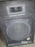 6 month old 150 watt speaker 75 amplifier