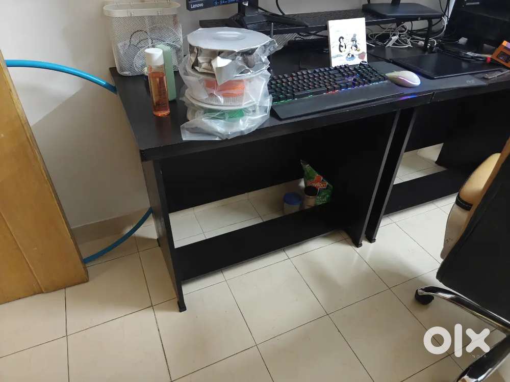 Black Table 4 x 3 ft - Computer Desk  Work Desk